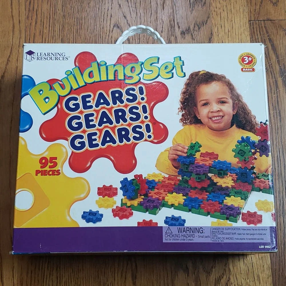Vintage 90s Gears! Gears! Gears! Building Set